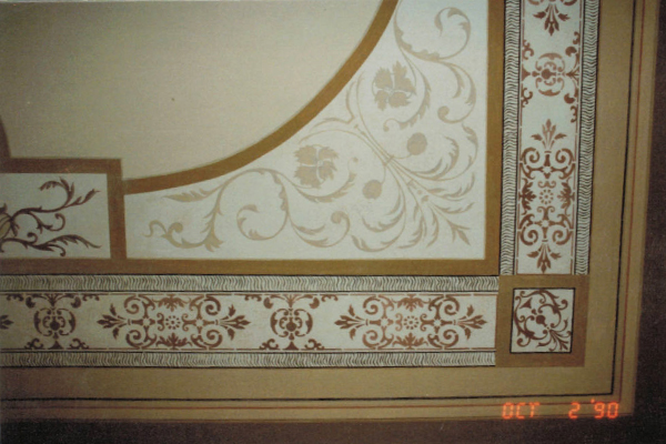 Rekonstruktion Deckenfassung